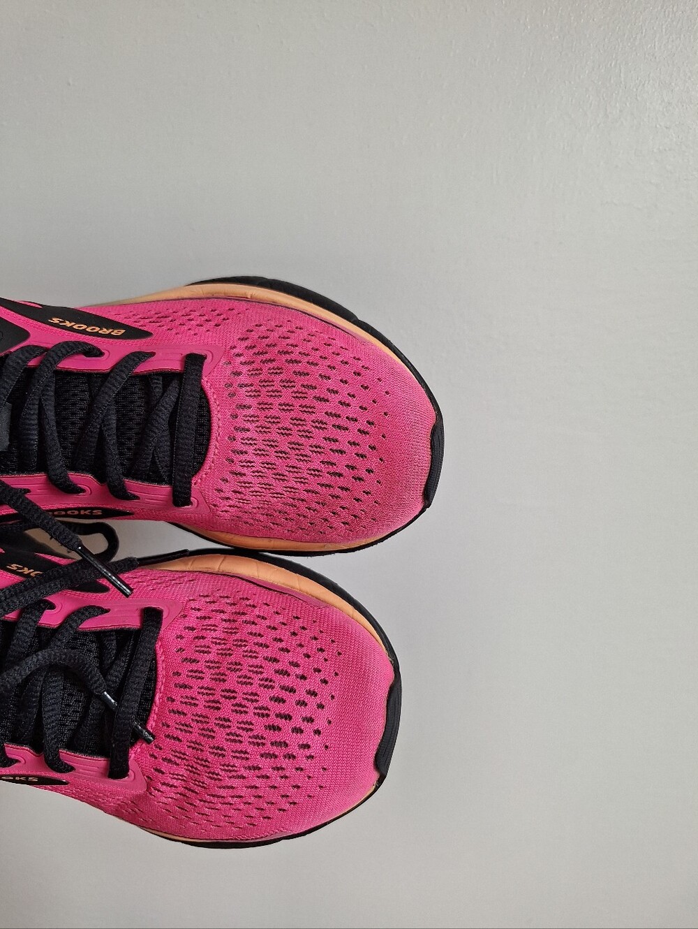 Brooks Trace 3 Women's Pink Glow/Black/Orange Size 7B - Picture 6 of 13